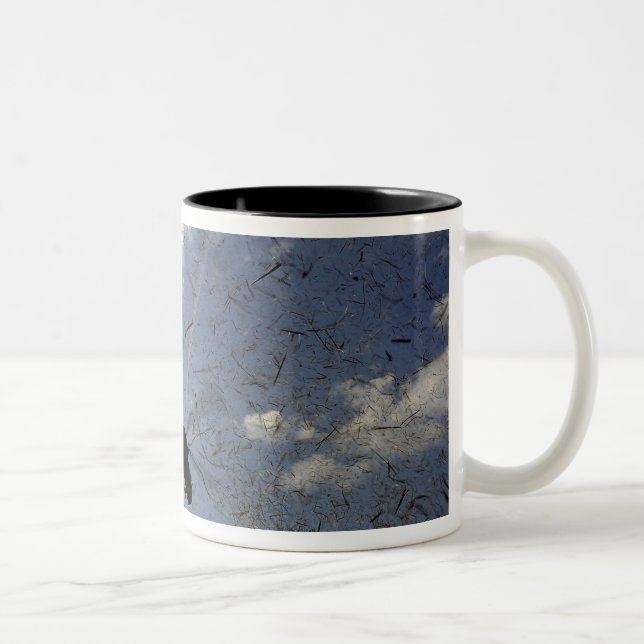 A US Navy HH-60 Seahawk Two-Tone Coffee Mug (Right)