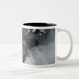 A US Navy Landing Craft Air Cushion Two-Tone Coffee Mug