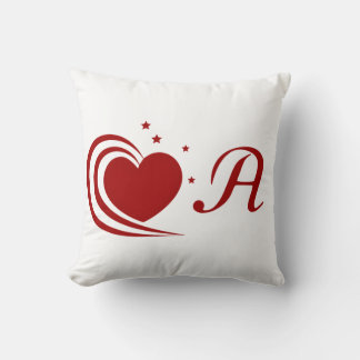 A valentine day throw pillow