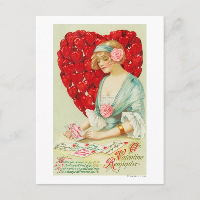 A Valentine Reminder Holiday Postcard (Front)