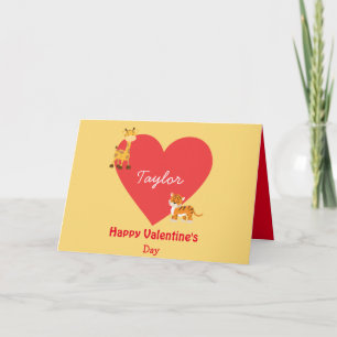A Valentine's Day Greeting for a child Card