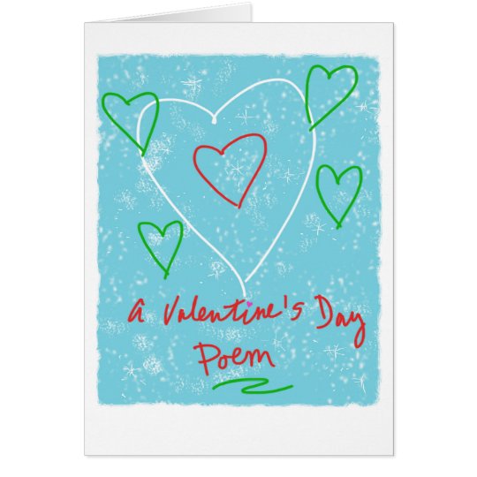 A Valentine's Day Poem Card