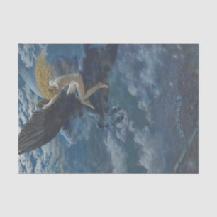 A Valkyrie rides a winged horse, Dream Idyll  Tissue Paper