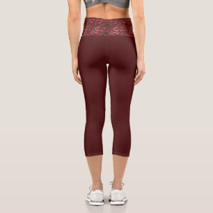 A Vampire-ish Series Design 12 Capri Leggings