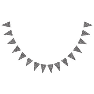 A variety of fresh vegetables, including tomatoes, bunting flags