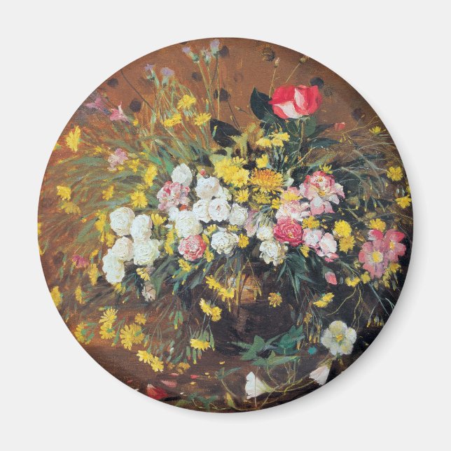 A Vase of Flowers Magnet (Front)