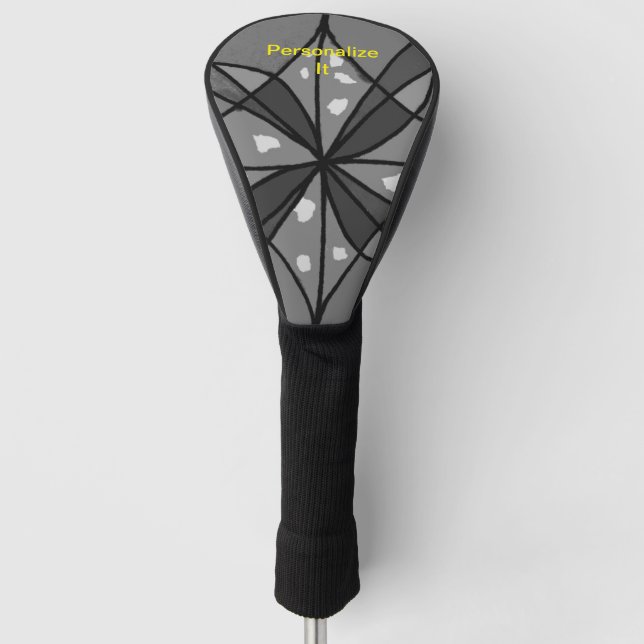 A vast array of subjects and designs adorn this    golf head cover (Front)