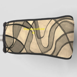 A vast array of subjects and designs adorn this    golf head cover