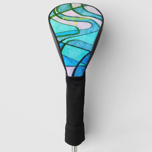 A vast array of subjects and designs adorn this    golf head cover (Front)