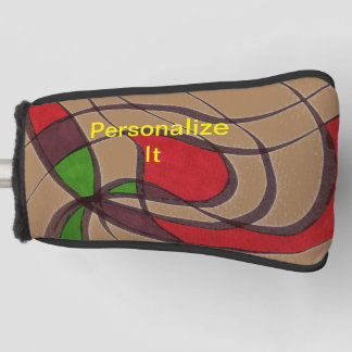 A vast array of subjects and designs adorn this    golf head cover