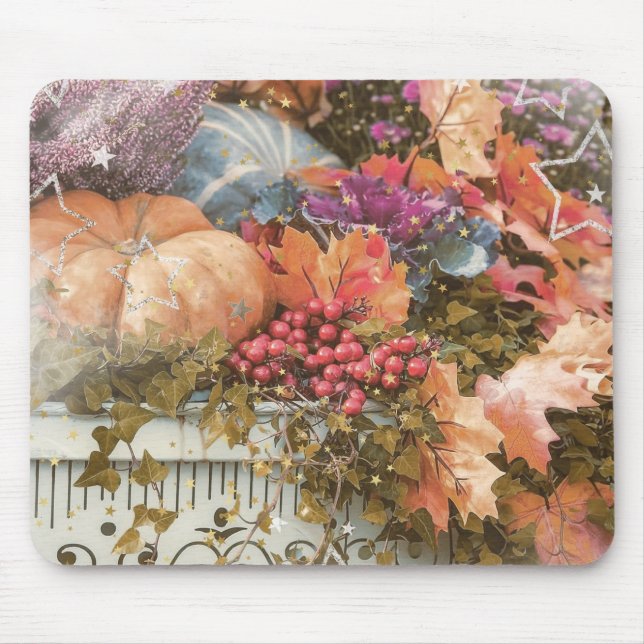 A very colourful harvest mouse pad (Front)