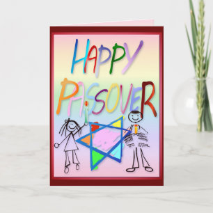 A Very Colourful Passover Card