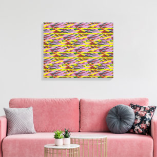 a very colourful pattern with a lot of different c canvas print