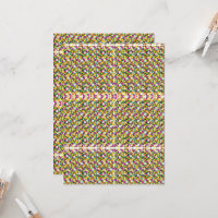 a very colourful pattern with a lot of different c
