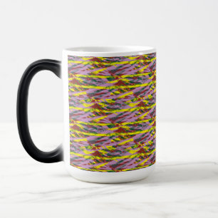 a very colourful pattern with a lot of different c magic mug