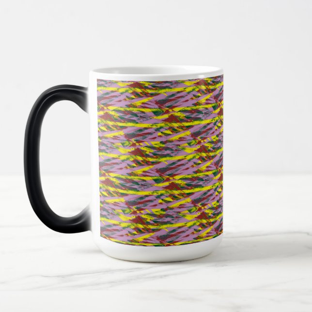 a very colourful pattern with a lot of different c magic mug (Left)