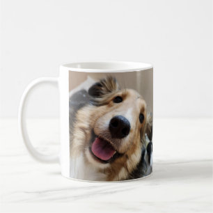 A very cute dog mug