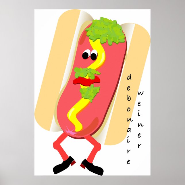 a very debonaire weiner poster (Front)