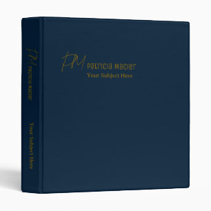 A very deep, elegant, and discreet blue. binder