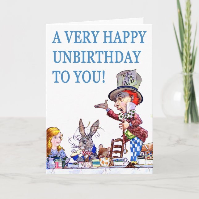 A Very Happy Unbirthday To You! Card (Front)