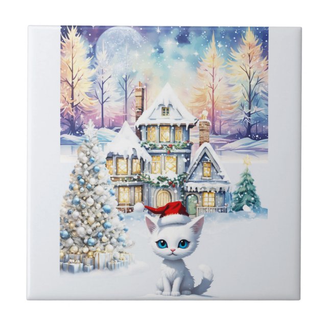A VERY KIT KAT CHRISTMAS TILE (Front)
