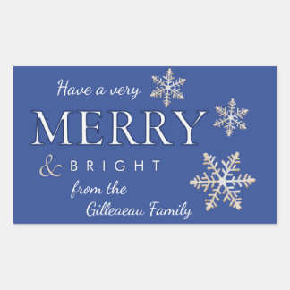  A Very Merry & Bright Christmas Package or Gift  Sticker