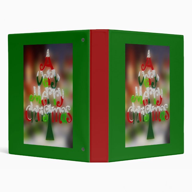 A Very Merry Christmas Binder (Background)
