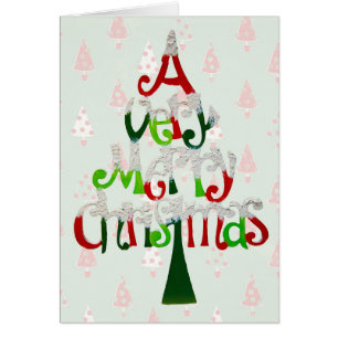 A Very Merry Christmas Greeting Card
