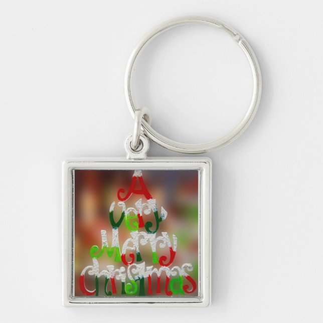 A Very Merry Christmas Keychain (Front)