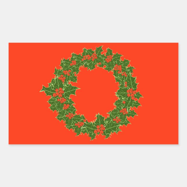 A Very Merry Christmas  Sticker (Front)