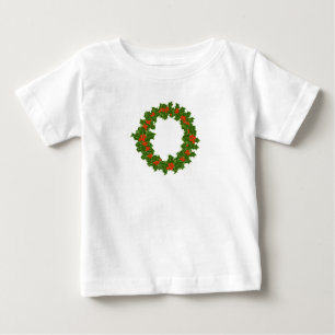 A Very Merry Christmas Wreath   Baby T-Shirt