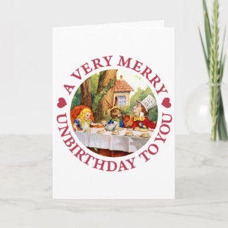 A Very Merry Unbirthday To  You! Holiday Card