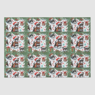 A Very Schnauzer Christmas Tissue Paper