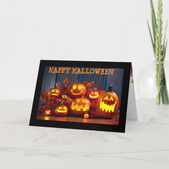 **A VERY SPECIAL CHILD** AT "HALLOWEEN" CARD (Front)