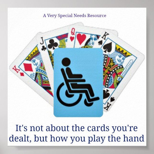 A Very Special Needs Resource Deck of Cards Poster (Front)