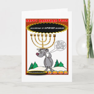A Very UNIQUE HANNUKAH CARD!! Holiday Card