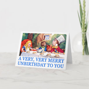 A VERY, VERY MERRY UNBIRTHDAY TO YOU! HOLIDAY CARD