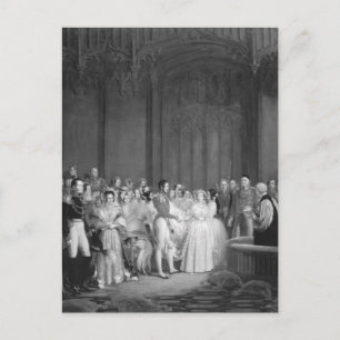 A Very Victorian Wedding Postcard