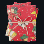 A Very Vintage Christmas  Wrapping Paper Sheets<br><div class="desc">A very vintage Christmas gift wrap sheets.</div>