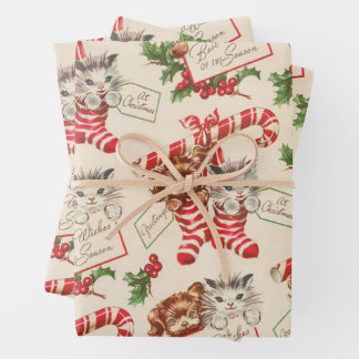 A Very Vintage Christmas Wrapping Paper Sheets
