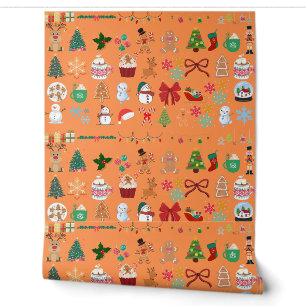 A vibrant christmas wallpaper