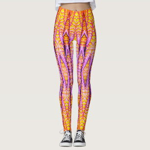 A vibrant colourful "Ratti_Creative_Arts"  Leggings