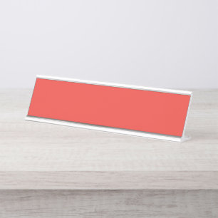 A vibrant display of colour transitions from deep desk name plate