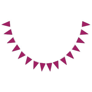 A vibrant gradient of colours transitions smoothly bunting flags