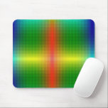 A vibrant mouse pad featuring a symmetrical rainbo<br><div class="desc">A vibrant mouse pad featuring a symmetrical rainbow gradient with a cross pattern. Reds,  yellows,  greens,  and blues blend seamlessly,  creating a colorful,  energetic design.</div>