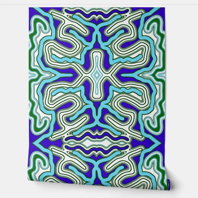 A vibrant multicolor classic "Ratti_Creative_Arts" Wallpaper (Unrolling)