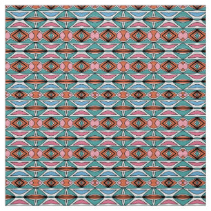 A vibrant multicolor fabric print pattern design 