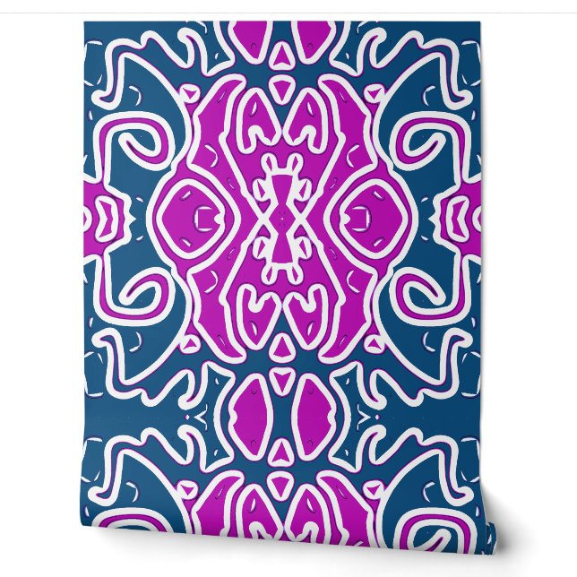 A vibrant multicolor "Ratti_Creative_Arts" Wallpap Wallpaper (Unrolling)
