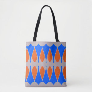 A vibrant trendy multiple colour classic design t tote bag