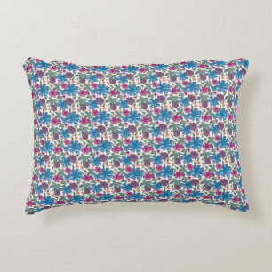 A vibrant watercolor seamless pattern featuring co accent pillow